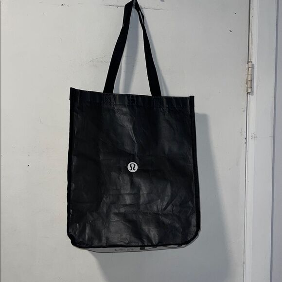 LULULEMON ATHLETICA Black and White Reusable Large Tote Bag - Picture 5 of 7